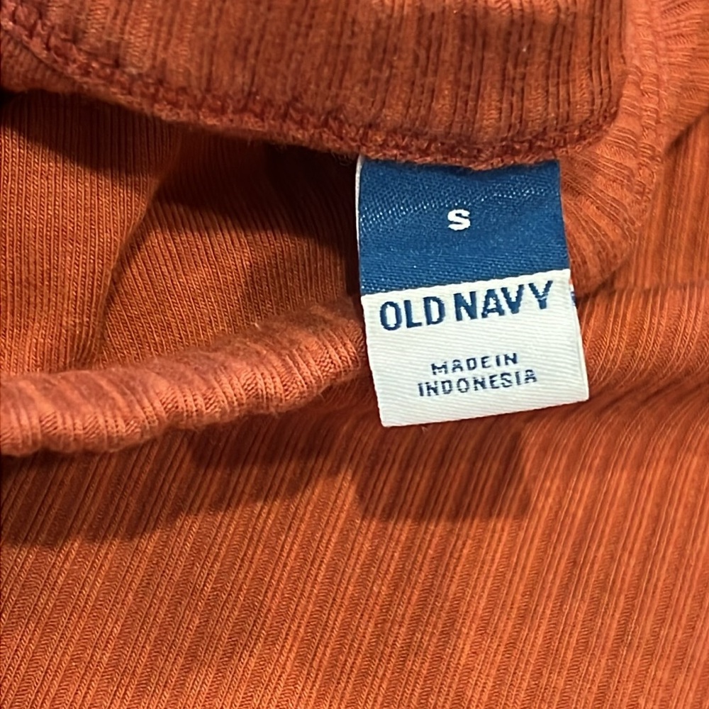Old Navy Off-Shoulder Ribbed Top - Coral - Picture 4 of 8